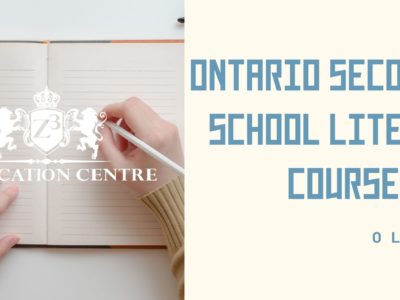 Ontario Secondary School Literacy Course – Grade 12